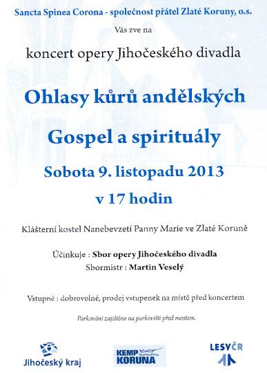 Plakát na Gospely