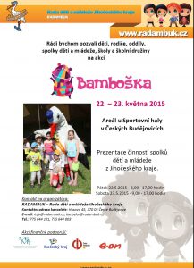 Pozvánka  Bamboška 2015 22.-23.5.2015