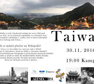 Taiwan – přednáška
