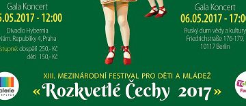 XIII. mezinárodní festival pro děti a mládež „Rozkvetlé Čechy 2017“