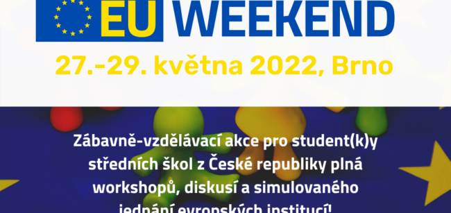 27. - 29. 5. 2022 EUweekend v Brně